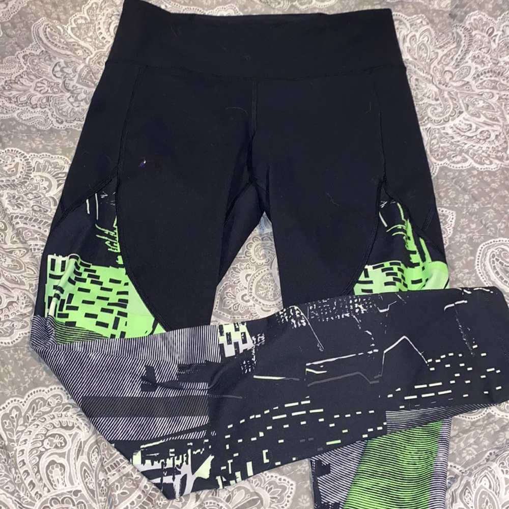 Under Armor Green/Black leggings